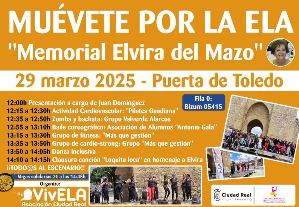Cartel de la actividad 'Muévete por la ELA'