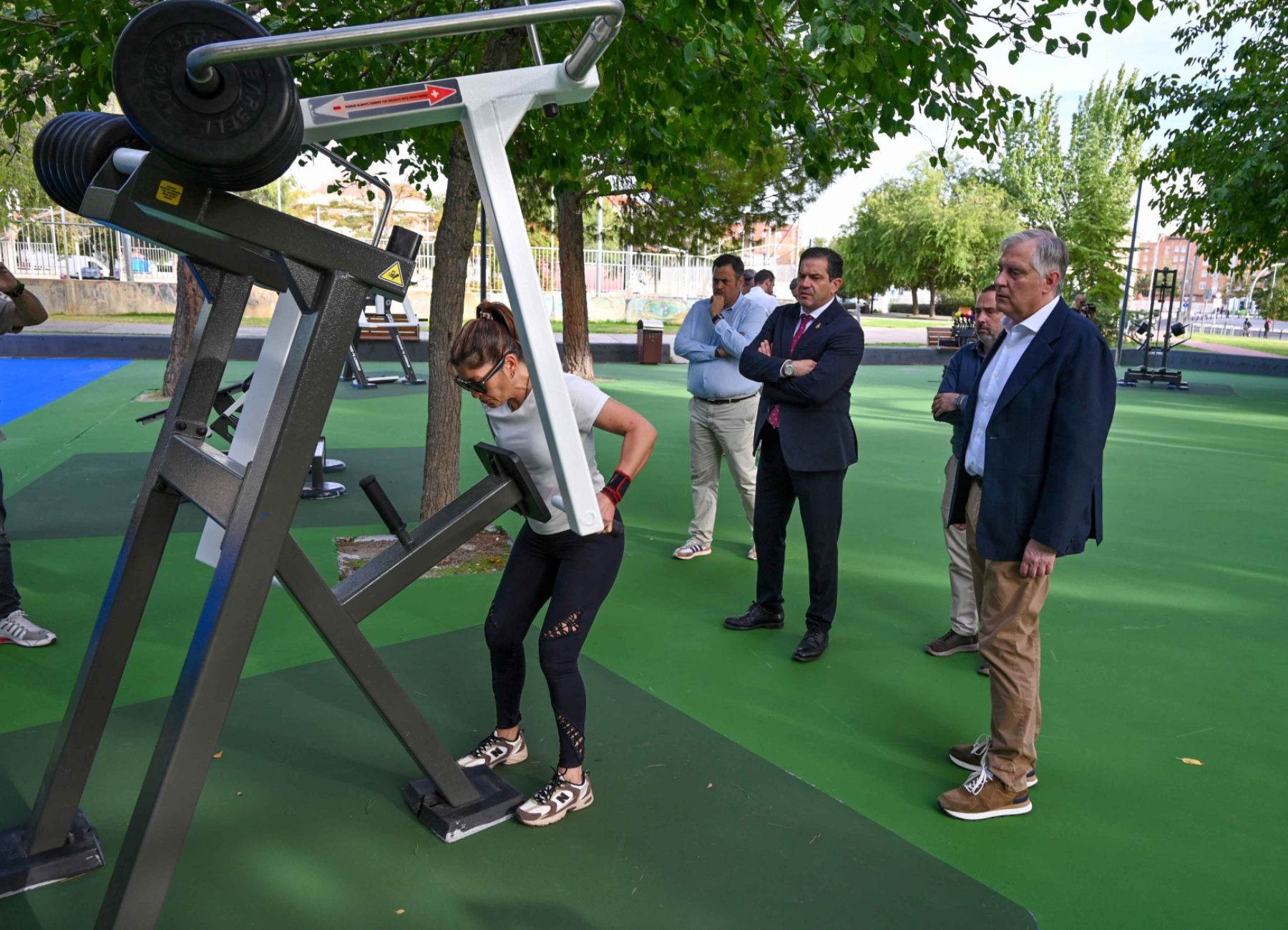 Ciudad Real estrena un gimnasio al aire libre con máquinas adaptadas para personas con discapacidad